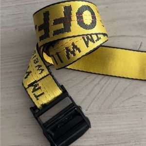 NWOT Authentic Off White Classic Industrial Belt